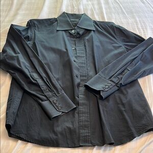 Elegant Black Button-Up Shirt